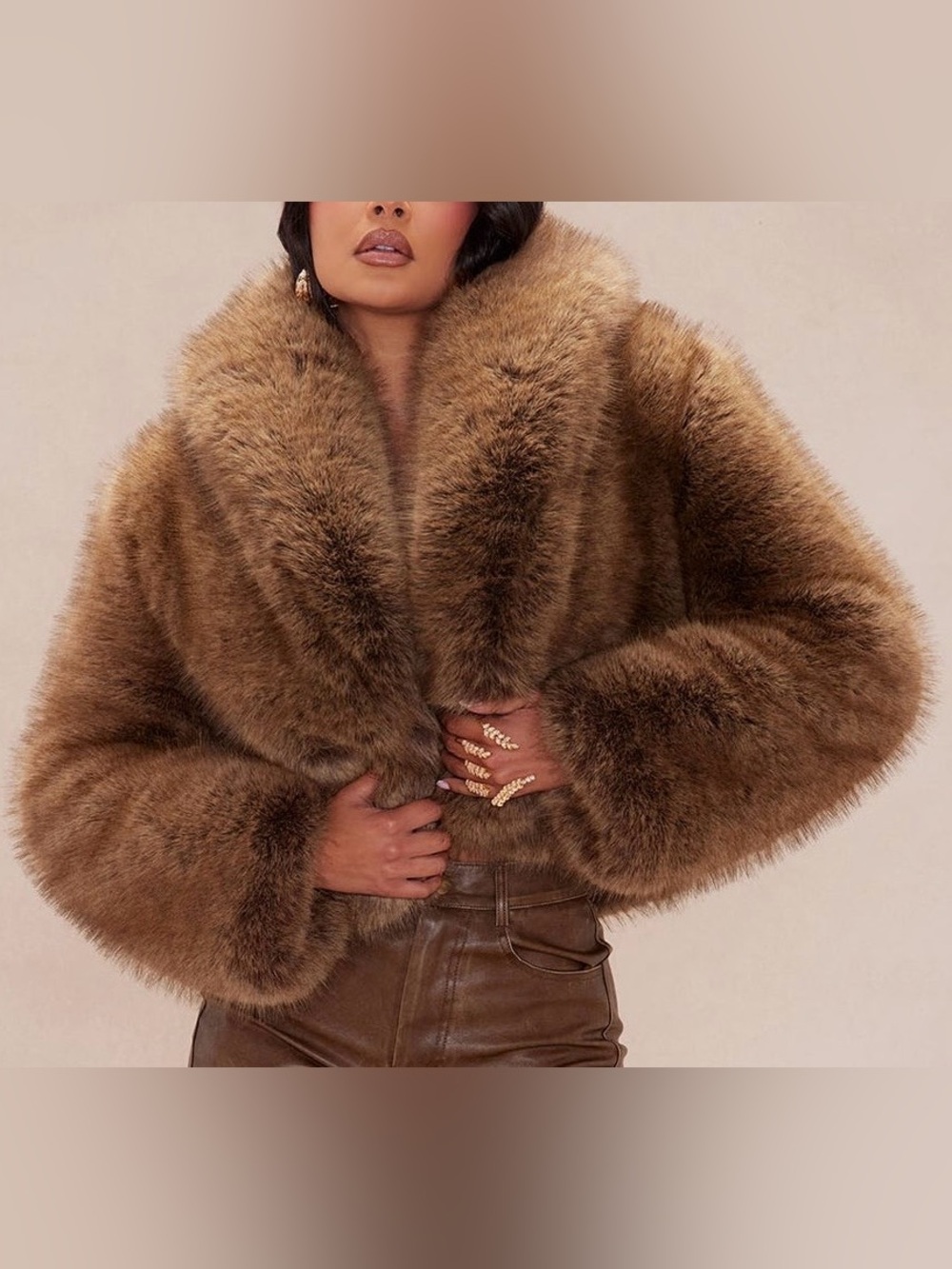 SOLD OUT ONLINE AND HARD TO FIND Faux Fur